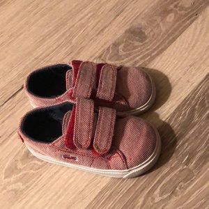 Lacoste toodler red sneaker